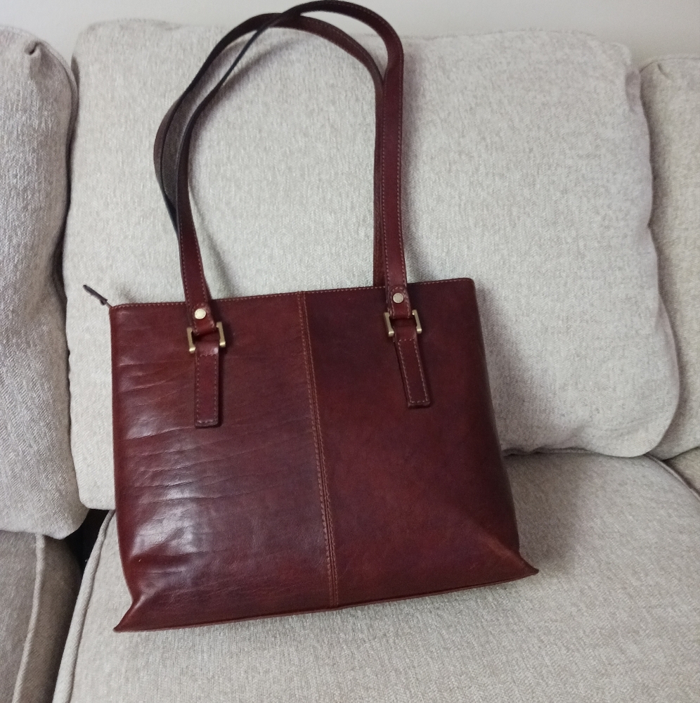 Gianni & Conii cognac leather shoulders bag - Picture 2 of 16
